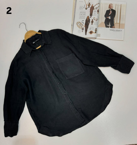 شومیز١٠٠٪لینن بینظیر برند zara وارداتی