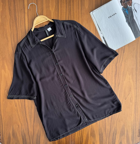 شومیز ۱۰۰٪نخی مشکی لخت و خوشگل برندh&m