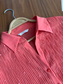 شومیز گلدوزی شده بی نهایت زیبا-از نزدیک خوشگلترینه-جنس کرپ حریر برند انگلیسیmarks &spencer