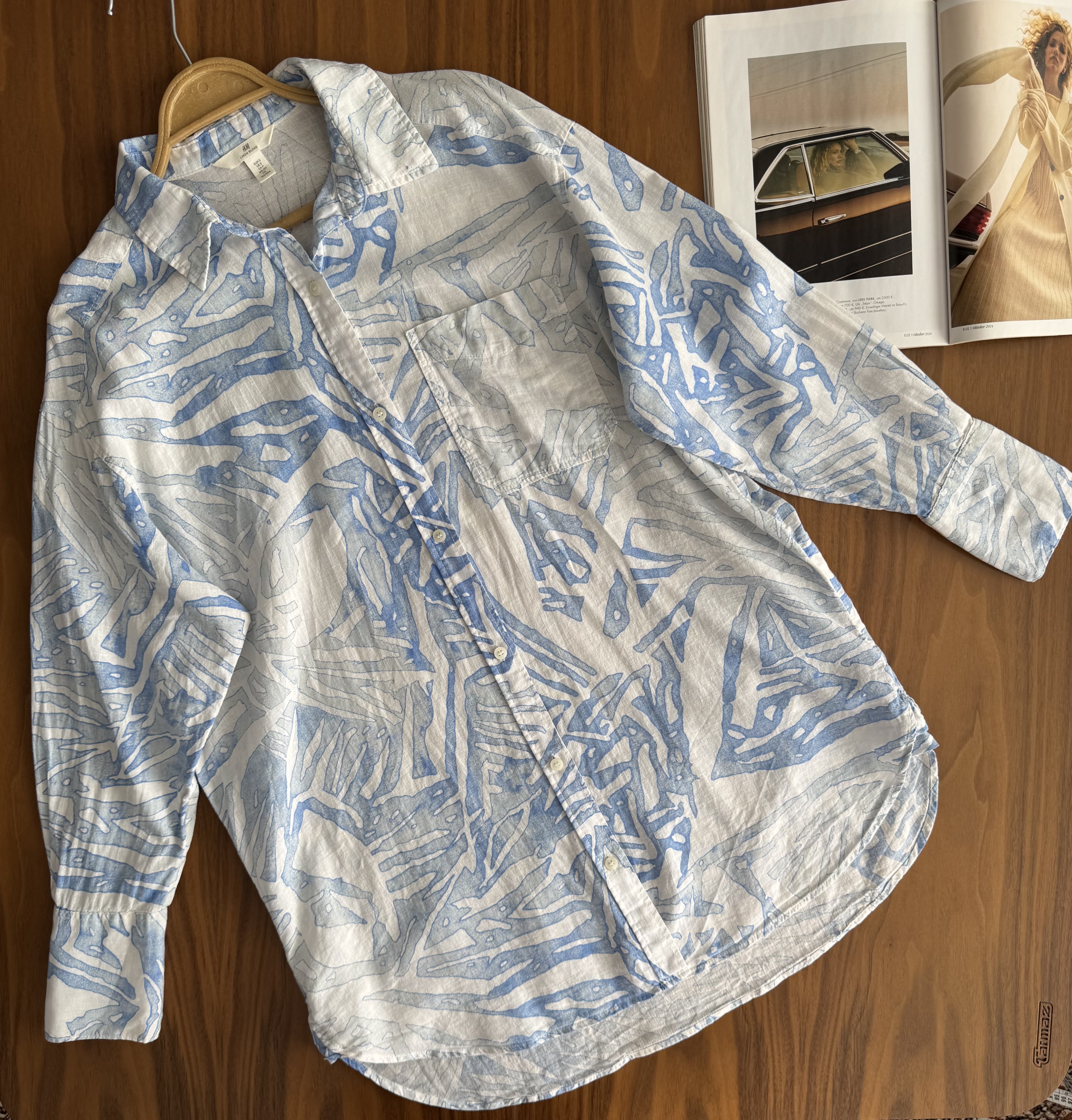 بلوز لینن خیلییی خوشرنگ و خوش جنس وشیک برندh&m