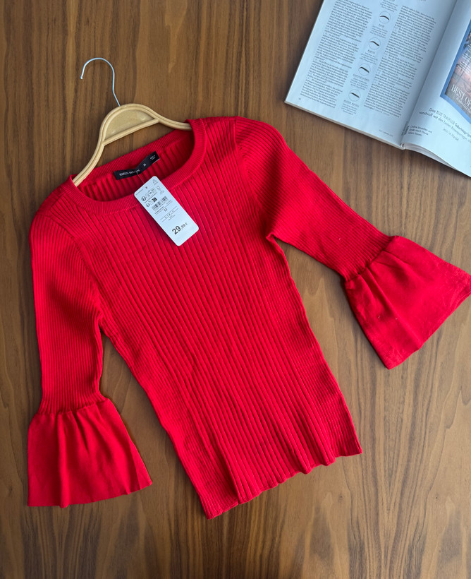 بافت خوشگل وخاص م ناز قرمز برند 🦋karen millen 🦋